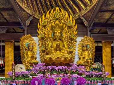 Longhua Tapınağı, Buda Heykeli, Şangay, Çin