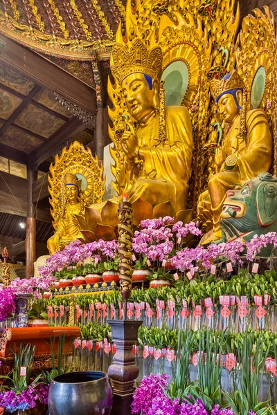 Longhua Temple Buddha Statue Shanghai China — Stockfoto