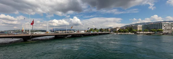 Lake Geneva Boasts Many Greatest Mildest Largest Lake Most Water — Stock Fotó