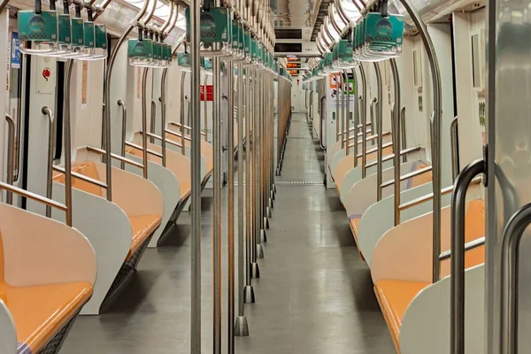 中国第一个没有司机的全自动地铁 上海轨道交通 上海地铁 — 图库照片