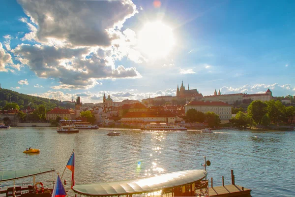 Архитектура Праги Один Самых Красивых Городов Европы — стоковое фото