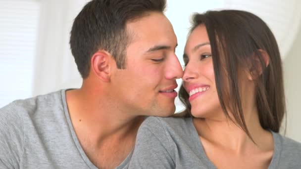 Mexican Couple Looking Each Other — Stock Video