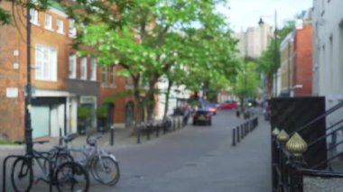 Windsor UK 'deki yerleşim alanının geçmişi bulanık. İngiltere 'nin eski Windsor kasabasındaki boş caddenin odak noktası dışında