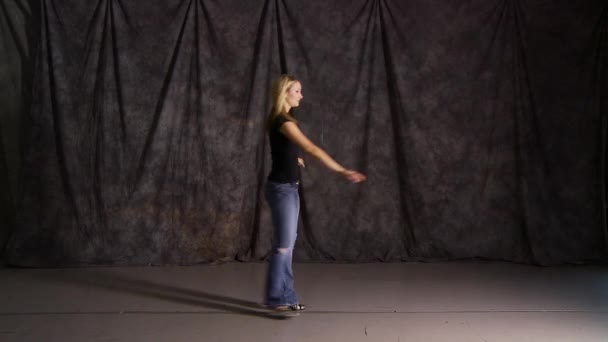 Backstage Balet Studio Tańca — Wideo stockowe