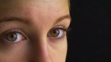 kadının gözleri Close-Up
