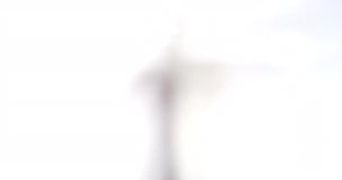 Ürkütücü siluet kadın portresi