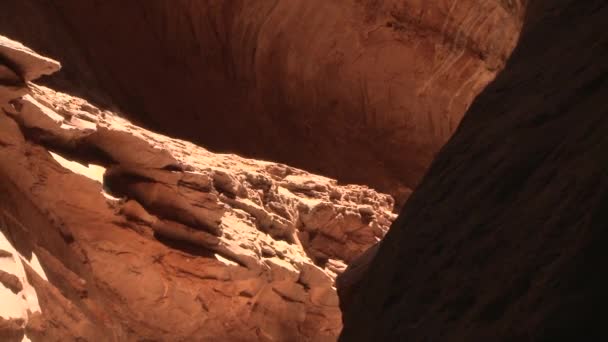 Widok Red Rock Desert Canyon — Wideo stockowe
