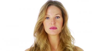 Kadın portresi, yakın çekim görünümü 