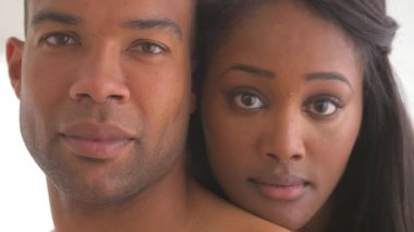 Afrikalı çift portresi