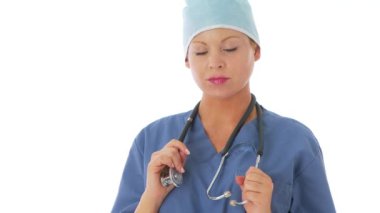 kadın cerrah portresi