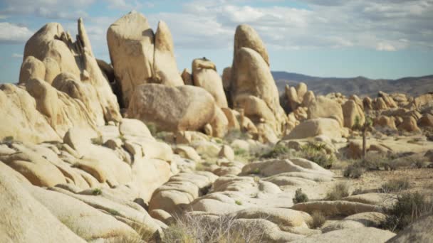 Une Grande Mesa Rocheuse Tentaculaire Sur Désert Pour Écran Vert — Video