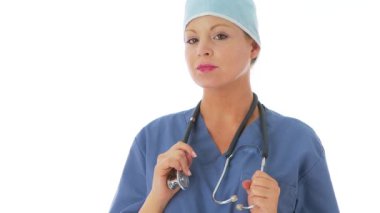 kadın cerrah portresi