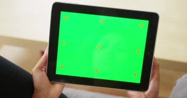 Tablet üzerindeki Chromakey kapat 
