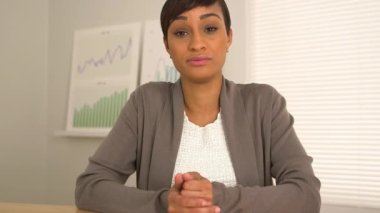 Siyahi iş kadınlarıyla internet konferansı