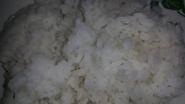 Close White Rice — Stock Photo, Image