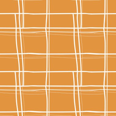 Soyut geometrik kareler pürüzsüz desenler. Yakılmış şeker ya da karamel gibi deve sarısı beyaz renklerde vektör illüstrasyonu
