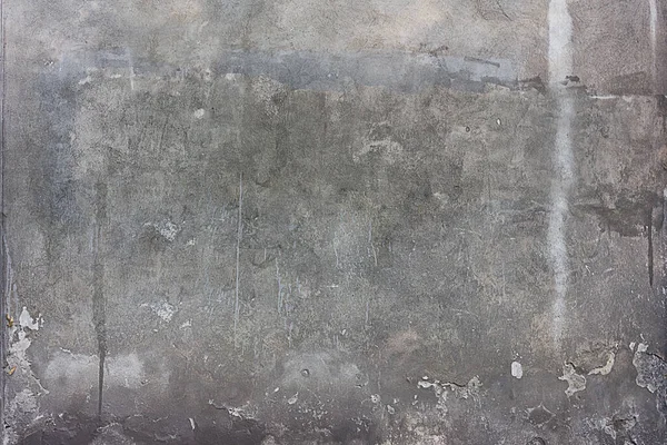 Eski Gri Beton Bir Duvarın Dokusu Lekeler Çizikler Halinde — Stok fotoğraf