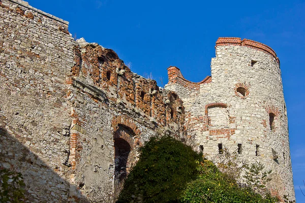 Tenczyn Středověký Hrad Rudně Polsko — Stock fotografie