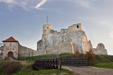  Gothic castle Rabshtyn  in Poland