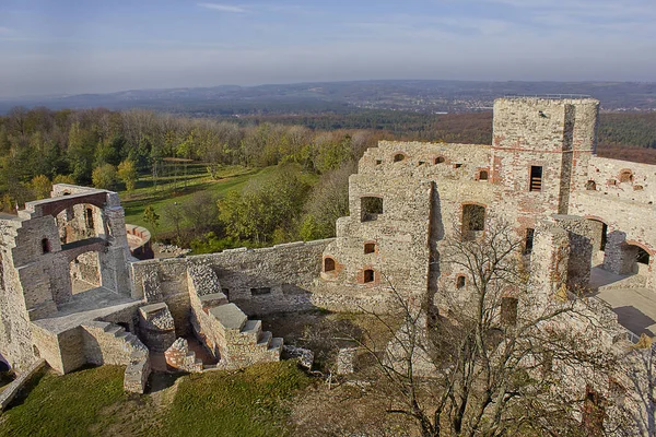 Castillo Medieval Tenczyn Rudno Polonia —  Fotos de Stock