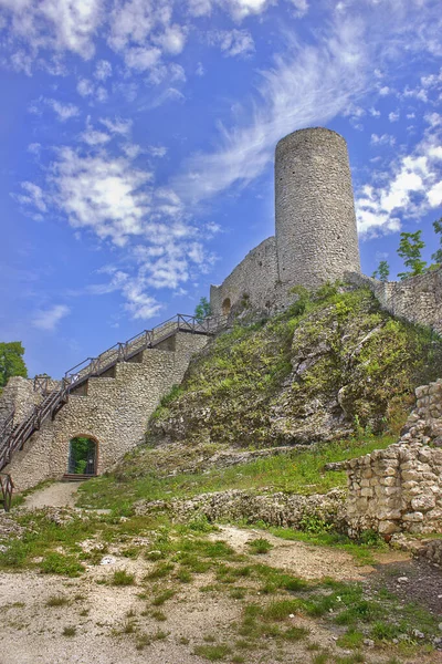 Ancien Château Pilcza Xiiie Siècle Smolen Pologne — Photo