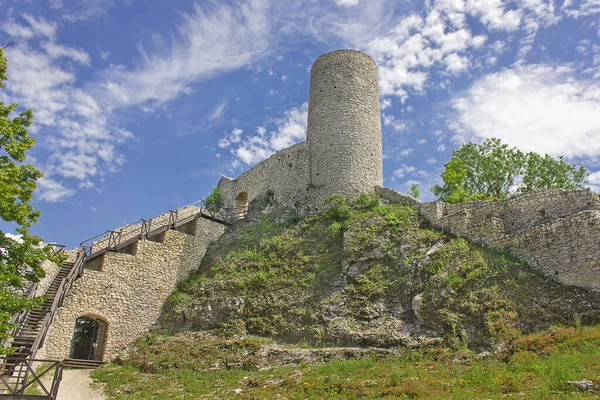 Ancient Pilcza Castle 13Th Century Smolen Poland — Stock Photo, Image