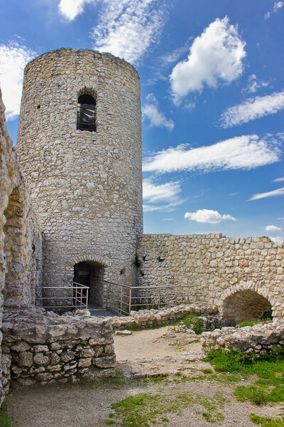  Ancient  Pilcza castle 13th century  in Smolen, Poland