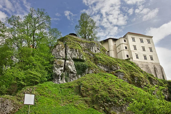 Château Piaszkowa Skala Sur Montagne Ojcow Pologne — Photo