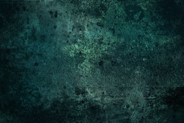 grunge turquoise abstract  background with stains close up