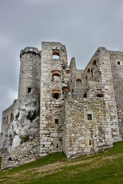 14th century medieval Polish castle Ogrodzieniec  in the Polish Jura, Poland