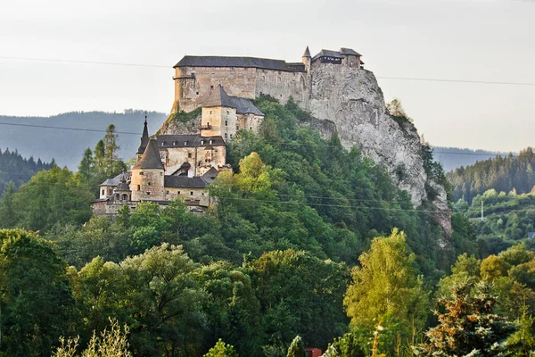 Оравський Замок Подзамоку Словаччина — стокове фото