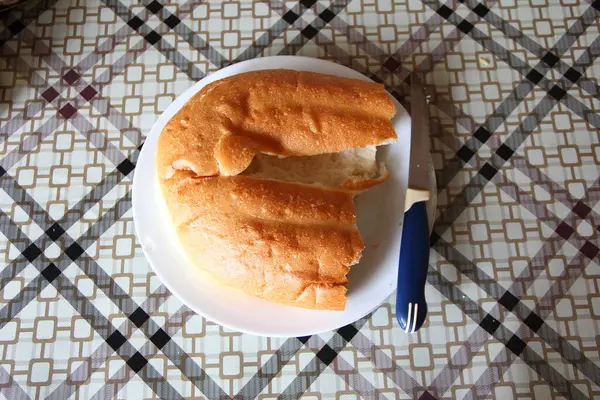 Ciabatta Ekmeği Tabakta — Stok fotoğraf