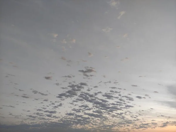 Abendhimmel Mit Wolken Abenddämmerung — Stockfoto