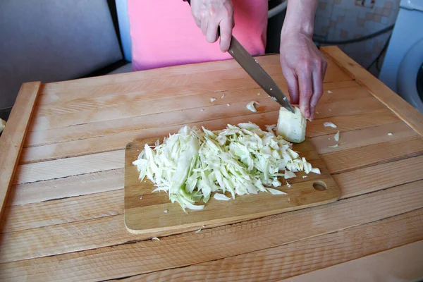 Cabbage Wooden Cutting Board — Stockfoto