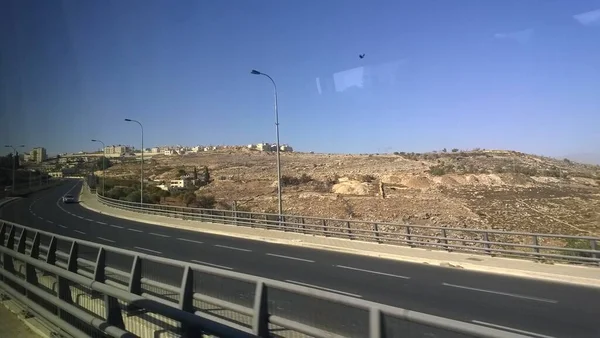 Motorväg Som Leder Till Tel Aviv — Stockfoto