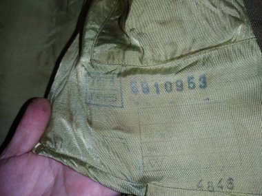 Sovyet askeri üniformasının iç astarı.