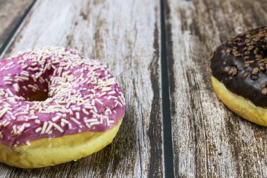 Mükemmel ve taze renkte tatlı çörekler..
