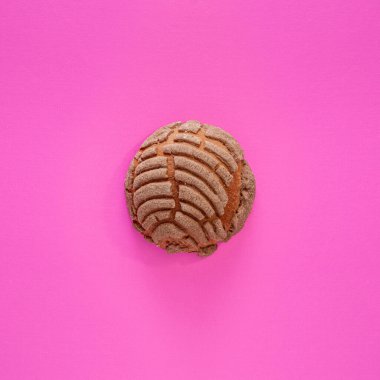 Concha Ekmek, Pembe Yüzeyde Meksika Tatlı Çöreği.