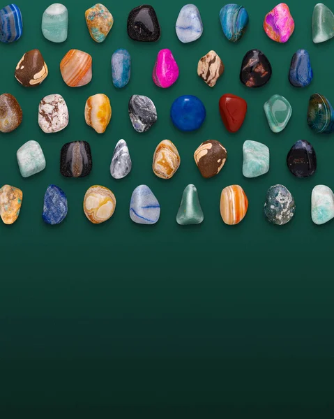 Gemstones Variety Composition Illustration Render Ready Design — Stock Photo, Image