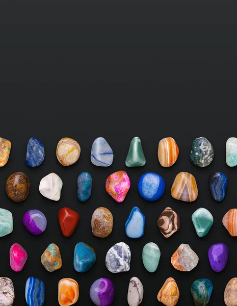 Gemstones Variety Composition Illustration Render Ready Design — Stock Photo, Image