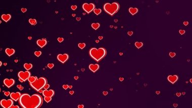 Kalplerin Arkaplanı. Kusursuz döngü.