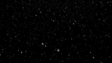 Kar yağıyor. Kusursuz döngü. Harmanlama kipi Ekranı.