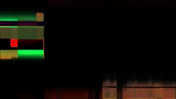 Glitch Overlay Mischmodus Bildschirm Oder Hinzufügen — Stockvideo