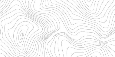 Topografik çizgi dalgalı desen, harita dış hat eğrisi arkaplan görünümü.