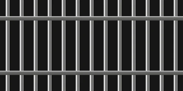 Jail Prison Background Metal Grates Jailhouse Vector Background Prisoner Grate — Stock Vector