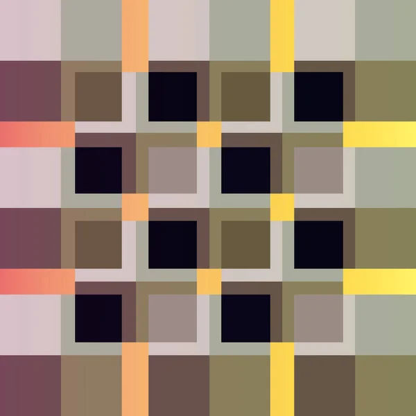 不同的彩色正方形会产生明亮的背景 — 图库矢量图片