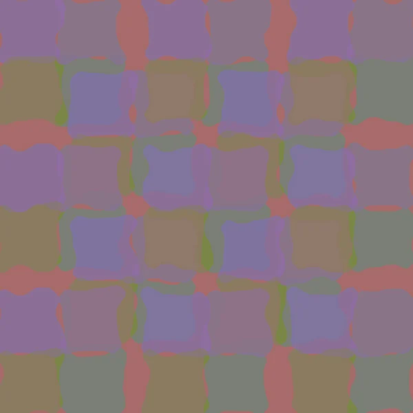 许多不同颜色的扭曲正方形是水平和垂直排列的 — 图库矢量图片