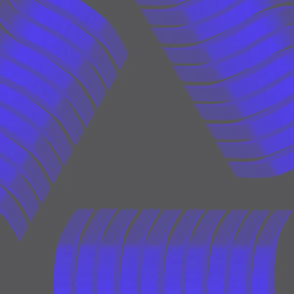 Dessin Abstrait Avec Des Figures Bleues Inhabituelles Sur Fond Gris — Image vectorielle