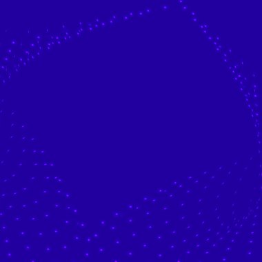 Reklamlar için alışılmadık mavi çerçeve, parlak elementli fotoğraflar. 3d.