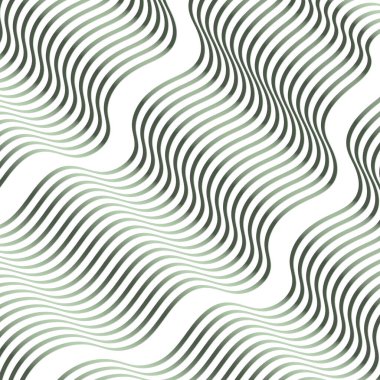 Optik illüzyon dalgalı yeşilimsi çizgiler tarafından oluşturulur ve beyaz arka plan 33d üzerinde bir gradyanı vardır..